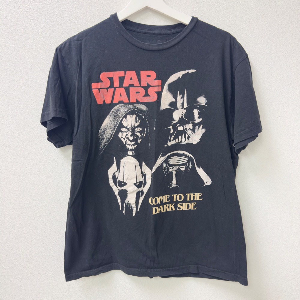 Star Wars T Shirt Mens XL Black Come To The Dark Side Darth Vader Graphic
